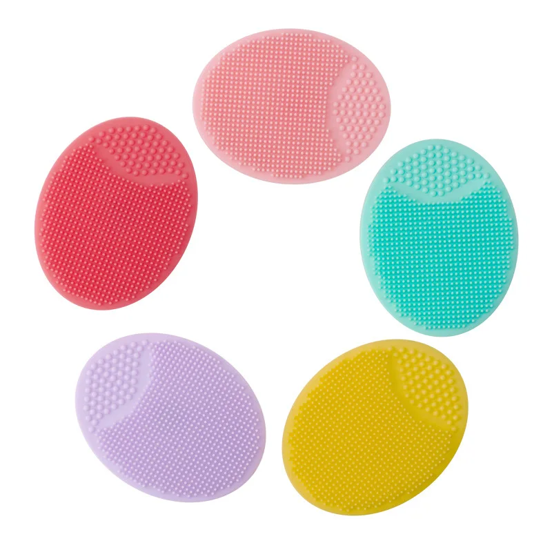 

Silicone Face Wash Brush Soft Cleanser Pads Exfoliating Cleansing Blackhead Remover Face Skin Care Tools Blackhead Remover