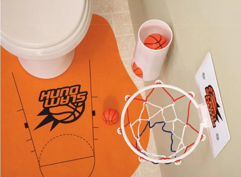 Горячая Распродажа, Детская развивающая игрушка, большой размер, туалет, баскетбол, упражнения, для родителей и детей, Интерактивная настольная игра
