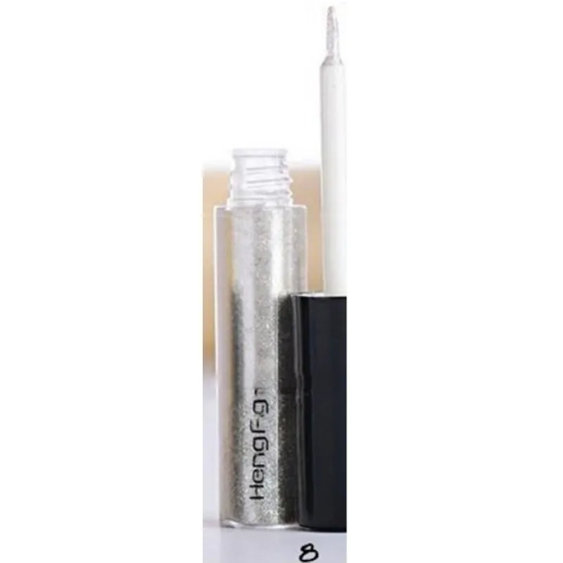 Tracing Glitter Eyeliner New Shining Eye Liners for Women Eye Pigment Professional Make-Up Red White Gold Color Liquid - Цвет: 8