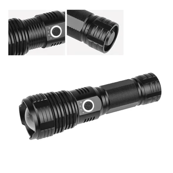 

XANES 1915B LED Flashlight XHP70 5Modes Zoomable USB Rechargeable Waterproof 26650/18650 Lantern Searching Lamp Torch Spotlight