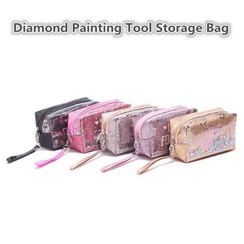 

Sparkle Diamond Painting Accessories Case Mini Portable Storage Bag for Diamond Painitng Tools Easy to Hold Tray Drills Pen