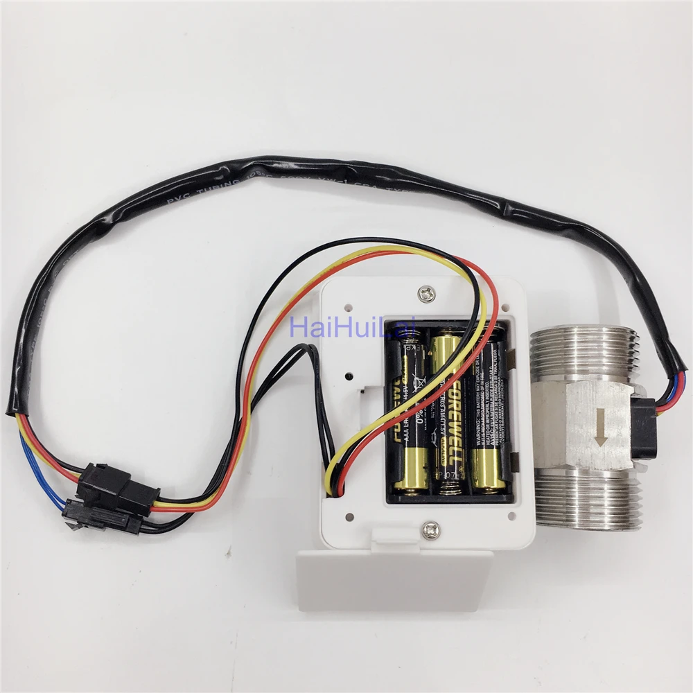 Digital Flow Meter 1" Turbine Flow Sensor 4-45L/min + NTC Temperature Measurement rate Total Liters