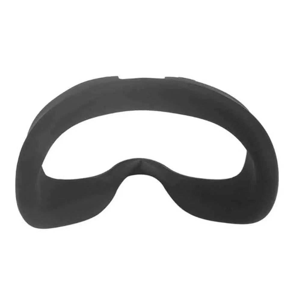 black Мягкий силиконовый чехол-маска против пота для глаз - Цвет: black