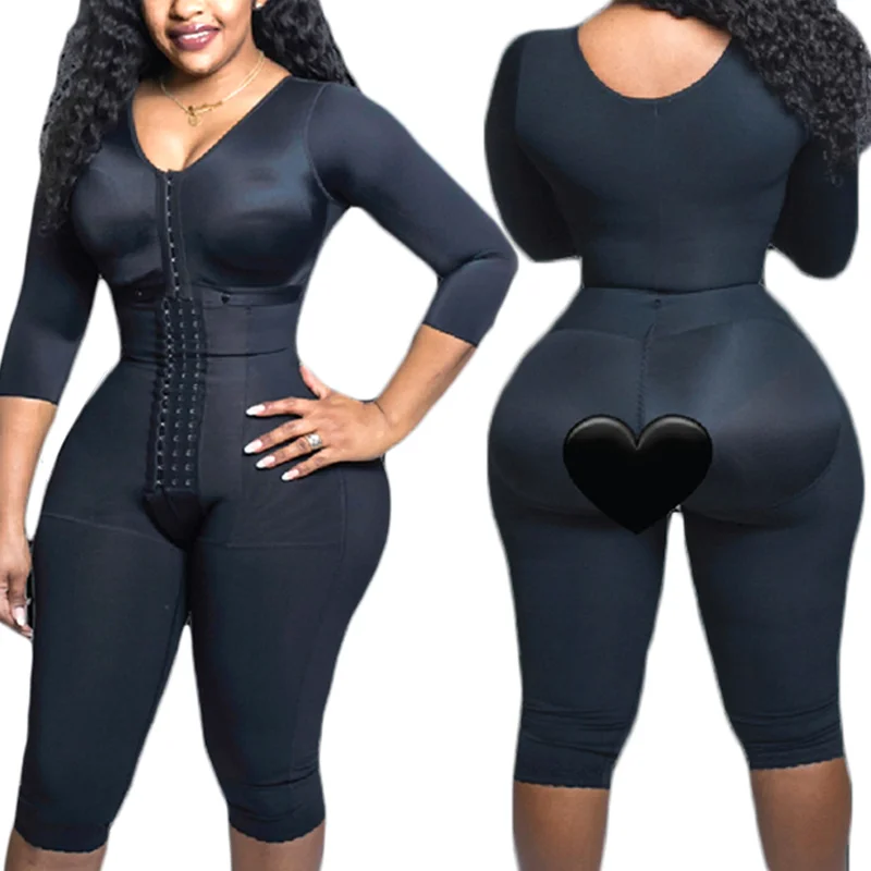 

Full Body Support Skims Strong Compression Shrink Built In Bra Fajas Colombianas Post Surgery Compression BBL Post Op Surgery