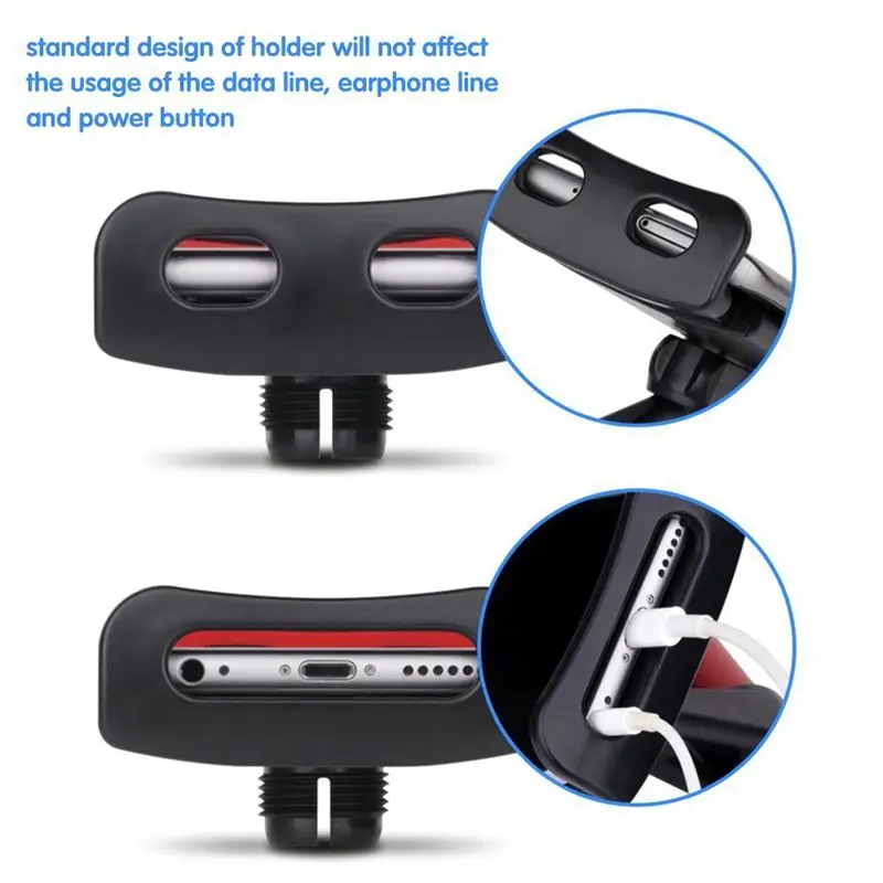 Support de téléphone pour oreiller arrière de voiture 360 degrés-3