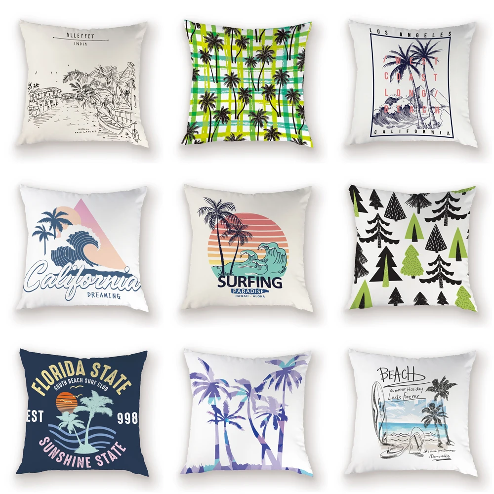 Тропические диванные подушки чехлы для дивана чехол искусственная лама декор