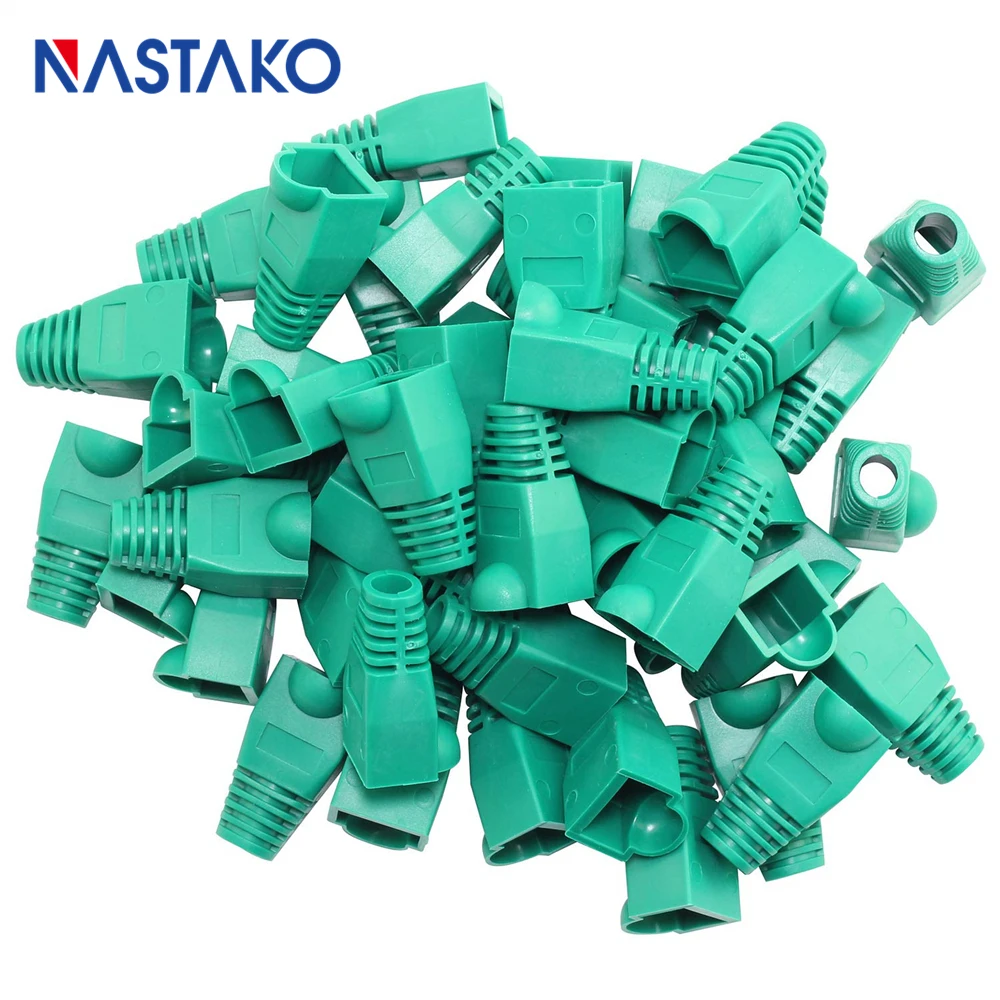 NASTAKO Cat5 Cat5e Cat6 RJ45 разъем крышка крышки кабеля Ethernet соединитель сети модульный