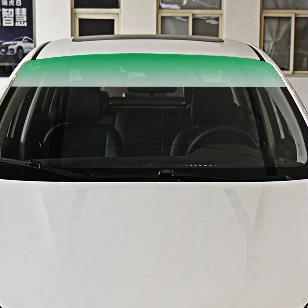 HiMISS защита для лобового стекла автомобиля DIY Наклейка на окно солнцезащитный козырек полоса Тонирующая пленка