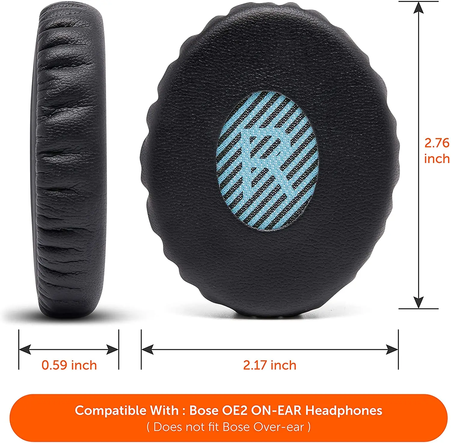 

Replacement Ear Pads for Bose On-Ear 2 (OE2 & OE2i) Headphones - Earpads for Bose SoundTrue & SoundLink On-Ear (OE) Headphones