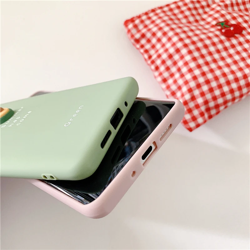 Модный мягкий силиконовый чехол с 3D авокадо оранжевого цвета для huawei P20 P30 Lite Honor 8C 8X20 10i 10 Lite 7C 7A Pro Y9 Prime чехол