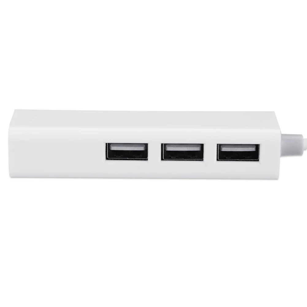 USB3 1 Type C to 3 Ports USB HUB With RJ45 Lan Adapter for font b
