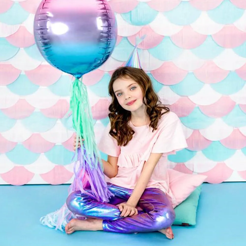 1 шт. 22 дюйма градиентный цвет 4D диско Гелиевый шар украшение на день рождения