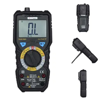 

ADM08A 6000 True RMS Digital Multimeter C R F Tester NCV Backlight Diode Beep