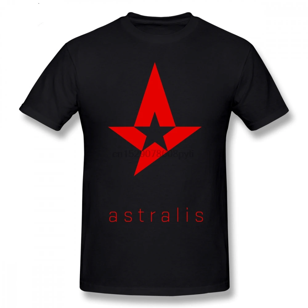 Astralis футболка с короткими рукавами графическая 100 хлопок забавная модная мужская