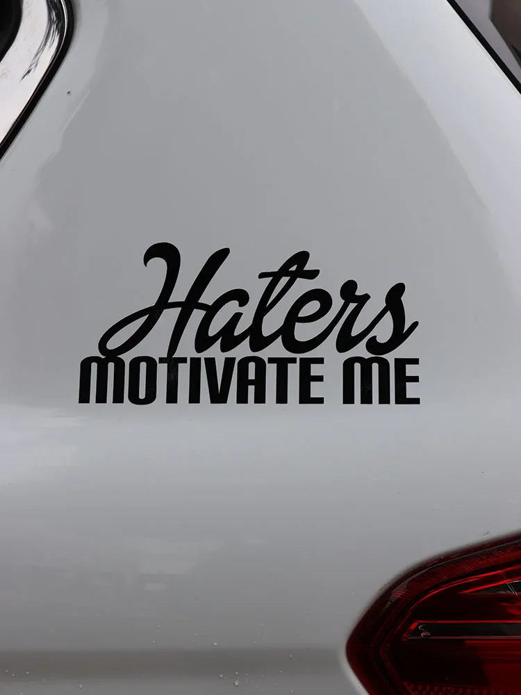 1 x adhesivo haters make me Famous sticker tuning Shocker auto pegatinas Fun gag