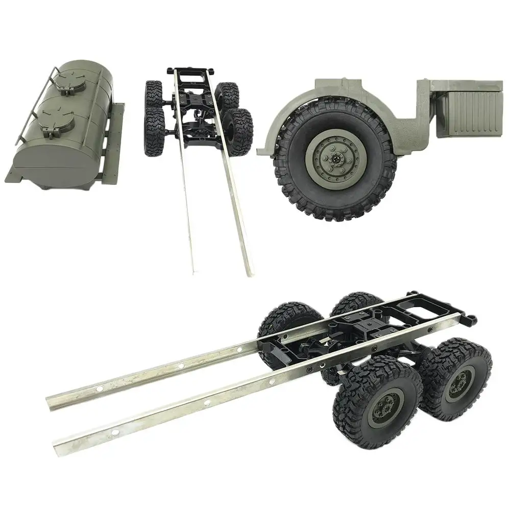 

WPL: B24, B16, B36 Military Original Trailer Bottom RC Remote Control Car Metal DIY PARTS Modified Model Assembly Toys