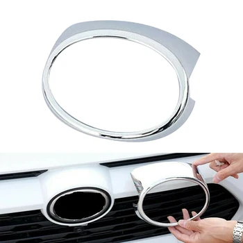 

High Quality ABS Plastic For Toyota RAV4 2019 2020 Chrome Front Grille Logo Decorative Frame Cover Trim Accessories