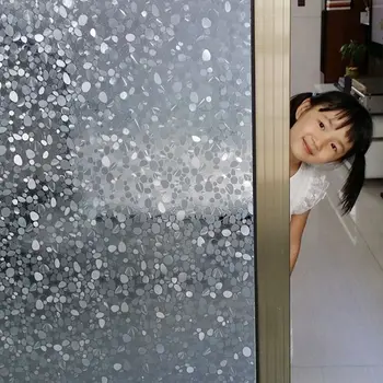 

3D Cobblestone Static Decorative Privacy Window Glass Film Sticker Stained Anti UV Self-adhesive Stickers Home Decor