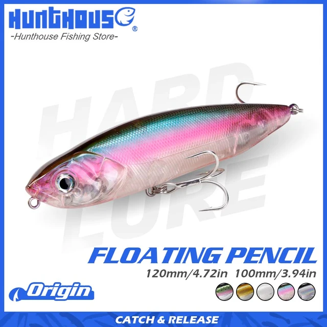 Bluefish Fishinghunthouse Wtd Pencil Lure 100mm 19g - Versatile Floating  Topwater For Seabass & Bluefish
