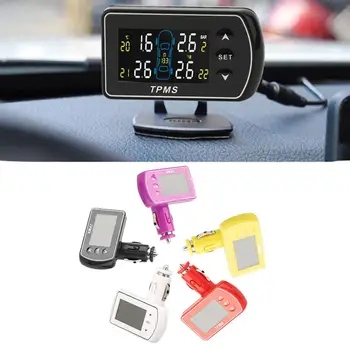 

High Quality 5 Colors Tire Pressure Monitor System + 4 External Sensors LCD Display GT02-T01 New Hot Selling
