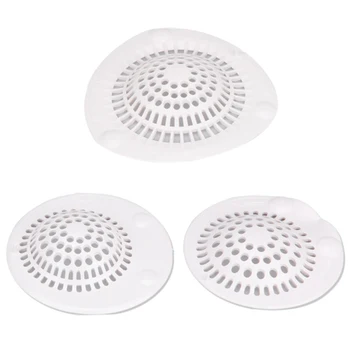 

3 Pcs Bathroom Floor Drain Covers Household Sewers Anti-Hair Washing Anti-Clogging Kitchen Sink and Sewer Hair Filters