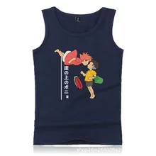 Стиль Ponyo on the Cliff Ponyo And Sosuke Модный повседневный спортивный мужской жилет