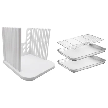 

Newest Bread Slicer Toast Slicer Bread Toast Slicer with Stainless Steel Baking Sheets 2 Pieces