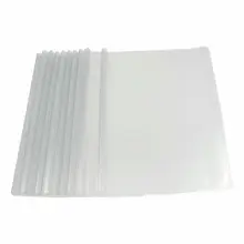 10 шт. пластиковая прозрачная белая раздвижная папка для бумаги формата А4