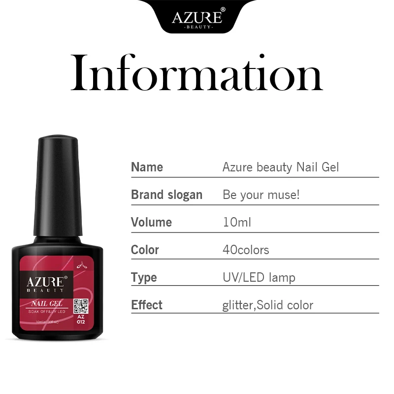Azure beauty новейший Гель-лак для ногтей 10 мл замачивающийся Блестящий светодиодный Гель-лак для Ногтей Стойкий Гибридный лак Полупостоянный гель