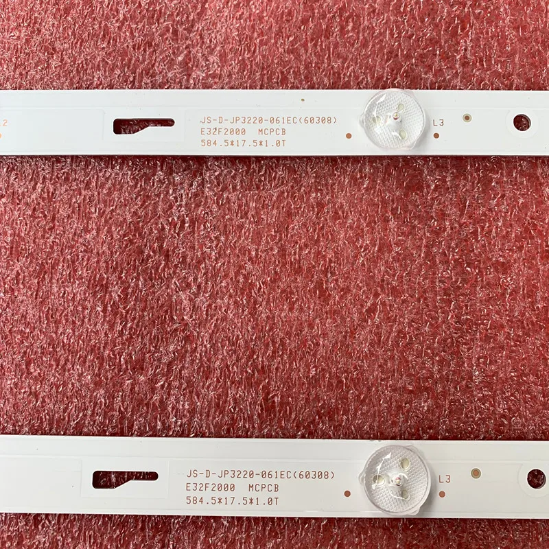 4 шт./лот для JS-D-JP3220-061EC(60416) E32F2000 MCPCB Lehua 32L33 ЖК-дисплей подсветка бара 6 кронштейнов для 58,5 см