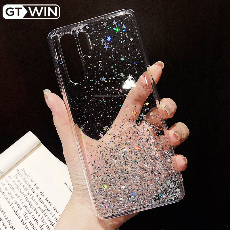 GTWIN Модный Блестящий блестящий чехол для телефона huawei P30 P10 mate 20 Pro Honor V20 10