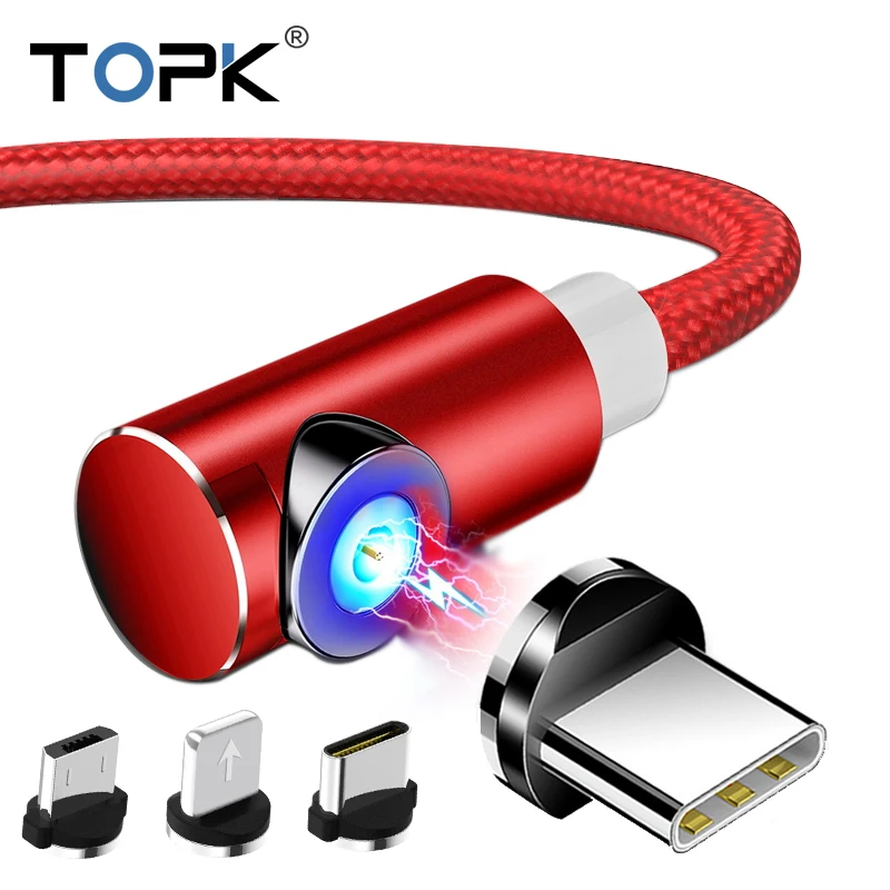 

TOPK AM51 Magnetic Cable Micro USB & USB Type C Cable 1M 2M