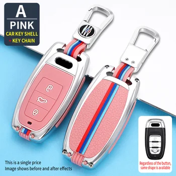 Custodia/cover per Chiave/telecomando Per Audi A1 A3 A4 A5 A6 A7 A8 Q3 Q5 Q7 S4 S5 S6 S7 S8 R8 TT Supporto Della Protezione Fob Accessori 4 Custodia/cover per Chiave/telecomando Per Audi A1 A3 A4 A5 A6 A7 A8 Q3 Q5 Q7 S4 S5 S6 S7 S8 R8 TT Supporto Della Protezione Fob Accessori - In Lega di zinco di Chiave Dell automobile Della Copertura Della Cassa Borsette Per Audi