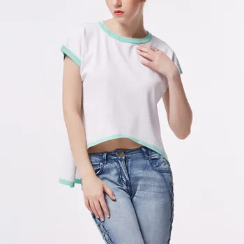 

2018 summer wear Cotton Fashion T Shirt Women T-shirts Casual Short Sleeve T-shirt Women o-neck