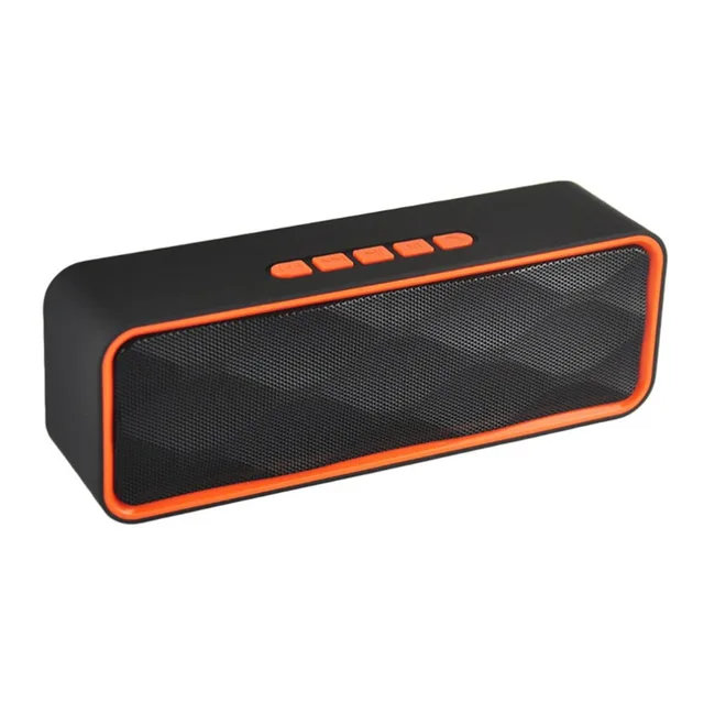 $24.78 SC211 Mini Bluetooth Speaker Portable Column Bass Subwoofer Support FM Radio AUX USB TF Card HIFI Speaker Bluetooth Speakers