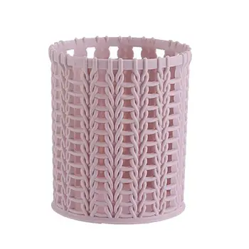 

Creatieve Simple Rattan Desktop Organizer Pen Holder Organizer Potlood Bureau Accessoires School Container Office Houder Le G1J9