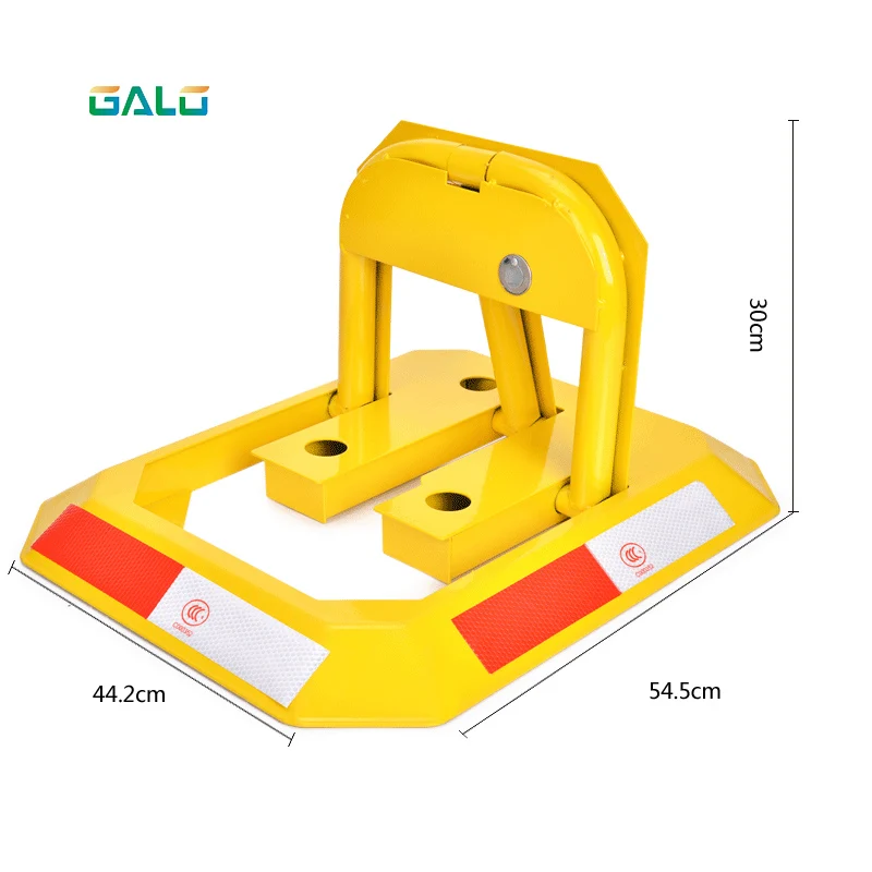 6KG Double Lock Manual Parking Barrier Parking Lock / Hand Operated No Bollard Post