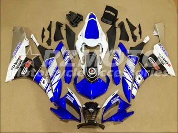 

4Gifts New ABS Injection Mold motorcycle Fairings Fit For YAMAHA YZF-R6-600 2006-2007 06 07 Bodywork Set blue white black cool