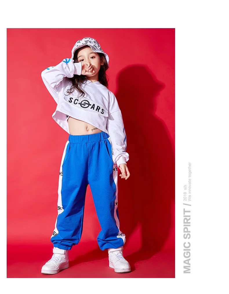 Ropa/Детская Одежда для танцев в стиле хип-хоп г. Костюм для джазовых танцев Черлидинга наряд в стиле хип-хоп платье для школы и сцены одежда для выступлений 3153