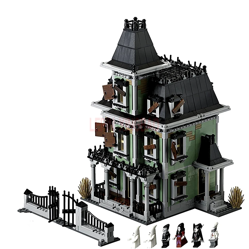LP 16007 2141 шт монстр-истребитель дом с привидениями Модель Набор строительных комплектов модель legaoings игрушки Клон 10228