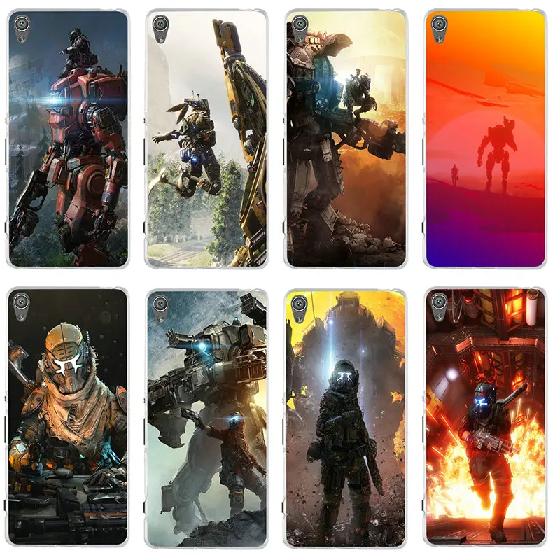 Titanfall 2 operation Frontier Shield для sony Xperia Z Z1 Z2 Z3 Z4 Z5 M2 M4 M5 XA E3 E5 T3 Compact сумки мягкие ТПУ