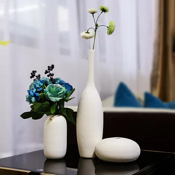 

Ceramic Vase Decoration Modern Minimalist European Flower Arrangement Dried Flower Flower Living Room Home Soft Decoration