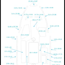 Malibu 23 LSV коврик для кокпита лодка EVA Тиковый настил 1/" 6 мм
