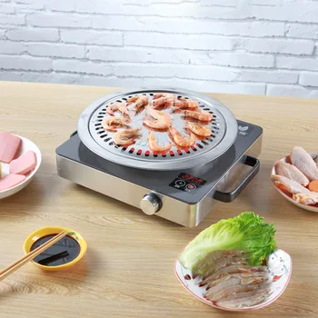 

Smokeless Barbecue Grill Pan Gas Household Non-stick Gas Stove Plate Electric Stove Baking Tray BBQ Grill Barbecue Tools Outdoor