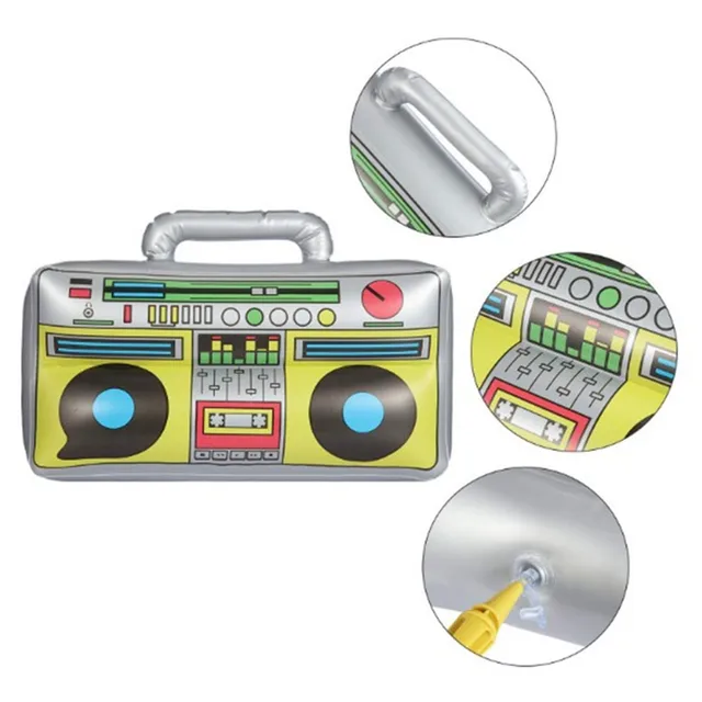 Inflatable Radio Inflatable Mobile Phone Props For 80s 90s Party Supplies Decorations Toys Children Doll Toys For Kid Girls Boys 4