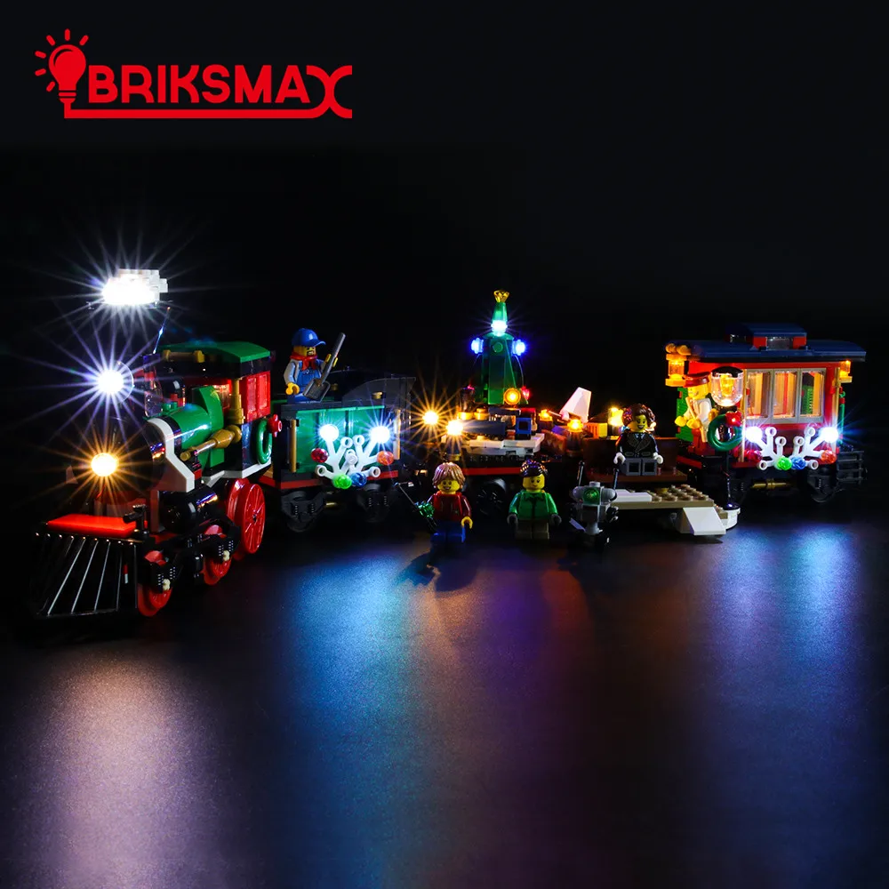 BriksMax Led светильник Набор для Creator 10254 зимний праздник поезд светильник ing набор совместим с 36001(не включает модель