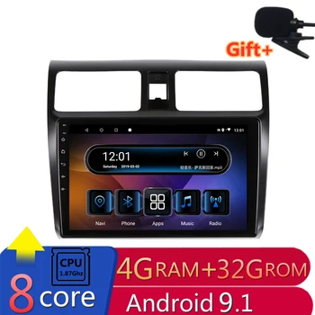 

9" 4G RAM 8 cores Android Car DVD GPS Navigation for SUZUKI SWIFT 2005-2009 2010 audio stereo car radio headunit bluetooth wifi