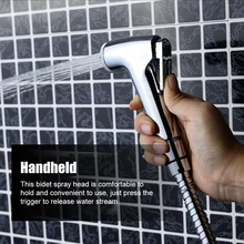 Handheld Toilet Bidet Sprayer Faucet ABS Head Sprinkler Bathroom Accessories Cleaning Set Portable Shower Head Nozzle Hose