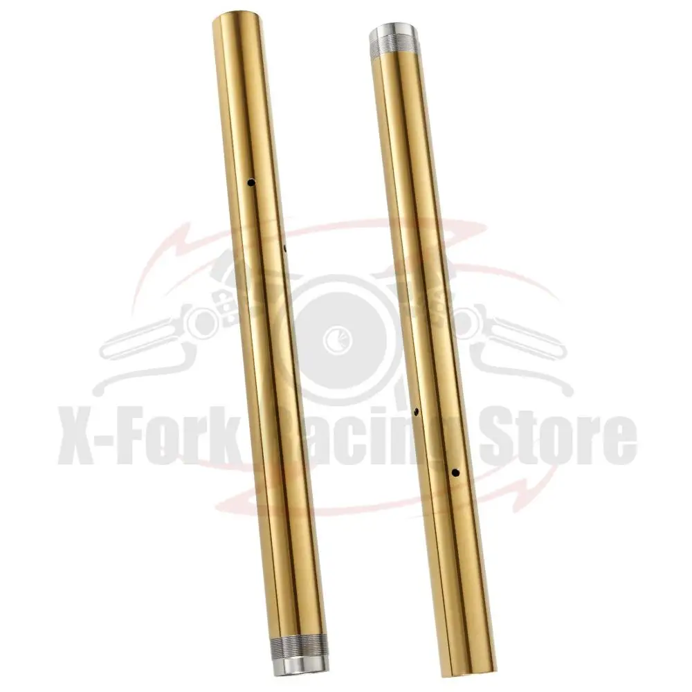 

Front Fork Inner Tubes Pipes Bars Pair For SUZUKI GSX-R1000 2007-2008 43x531mm 51110-21H00-000 51120-21H00-000 Gold Silver