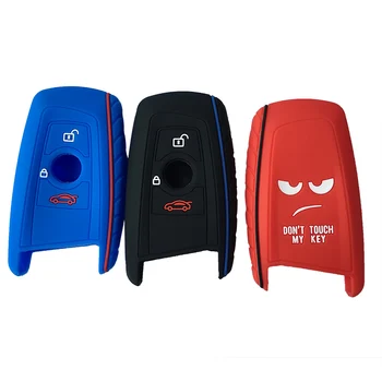 

Silica Gel Key Cover Case for BMW 320 F25 F48 E84 F10 F20 F30 Z4 X1 X3 X4 M1 M2 M3 E90 1 2 3 5 7 SERIES Case for Keychain Alarm